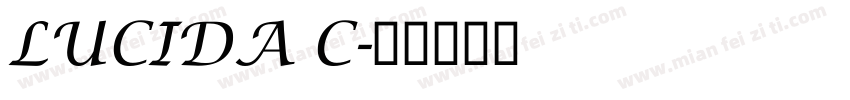 LUCIDA C字体转换
